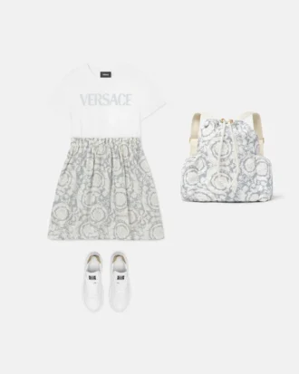 Kids Printed Cotton T-Shirt Dress