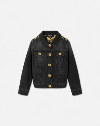 Kids Printed Denim Jacket