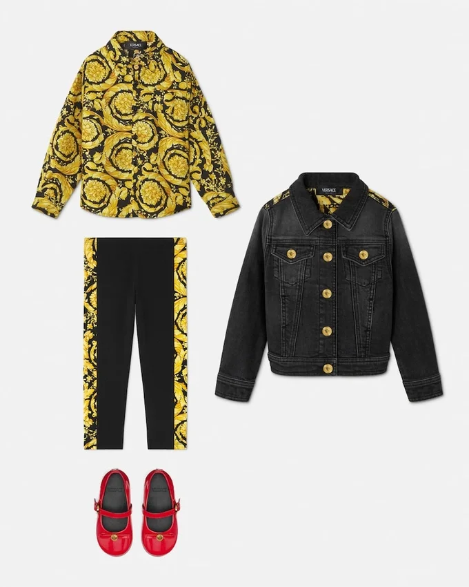 Kids Printed Denim Jacket Kids Printed Denim Jacket