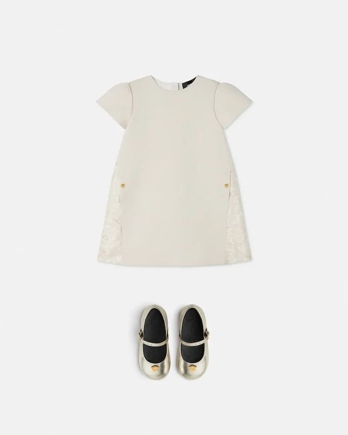 Kids Printed Milano-Stitch Dress Kids Printed Milano-Stitch Dress