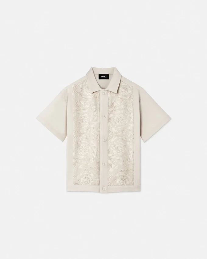 Kids Printed Milano-Stitch Shirt Kids Printed Milano-Stitch Shirt