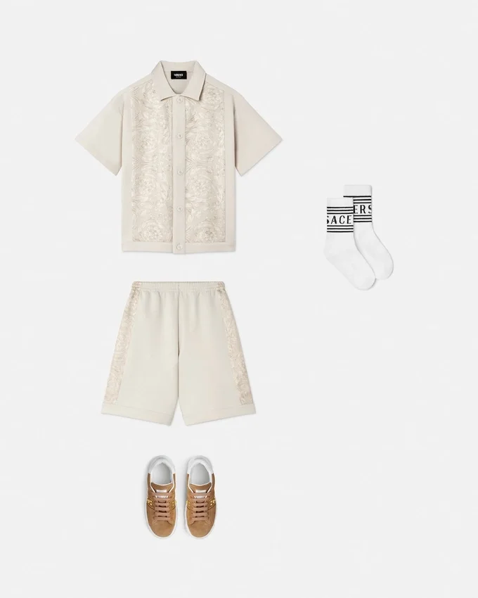 Kids Printed Milano-Stitch Shirt Kids Printed Milano-Stitch Shirt
