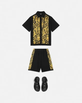Kids Printed Milano-Stitch Sweat Shorts