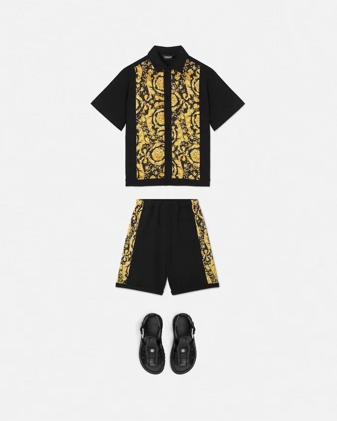 Kids Printed Milano-Stitch Sweat Shorts Kids Printed Milano-Stitch Sweat Shorts