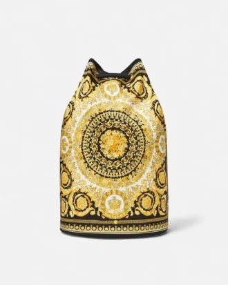 Kids Printed Nylon Sling Bucket Bag