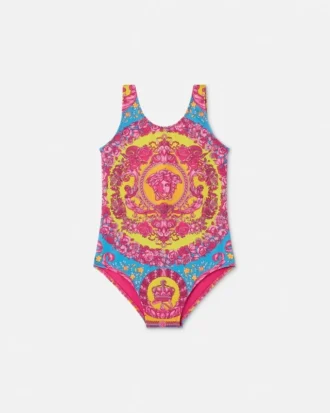 Kids Printed One-Piece Swimsuit