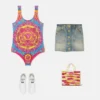 Kids Printed One-Piece Swimsuit Kids Printed One-Piece Swimsuit