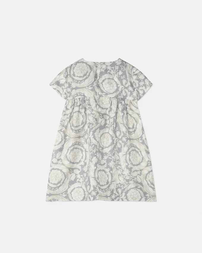 Kids Printed Silk Twill Dress Kids Printed Silk Twill Dress