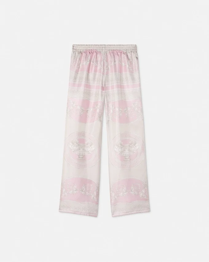Kids Printed Silk Twill Pants Kids Printed Silk Twill Pants