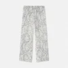 Kids Printed Silk Twill Pants