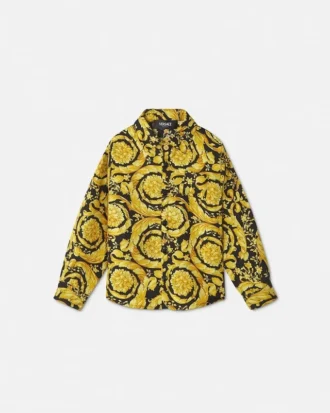 Kids Printed Silk Twill Shirt