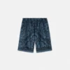 Kids Printed Silk Twill Shorts