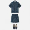 Kids Printed Silk Twill Shorts