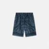 Kids Printed Silk Twill Shorts