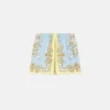 Kids Printed Silk Twill Shorts