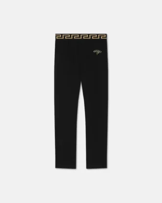 Kids Printed Stretch Cotton-Jersey Leggings