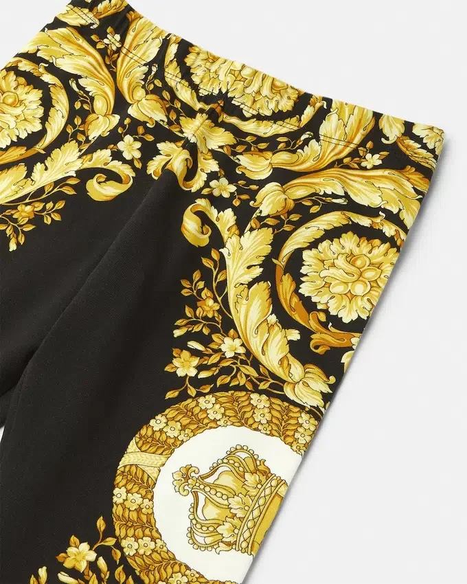 Kids Printed Stretch Cotton-Jersey Leggings Kids Printed Stretch Cotton-Jersey Leggings