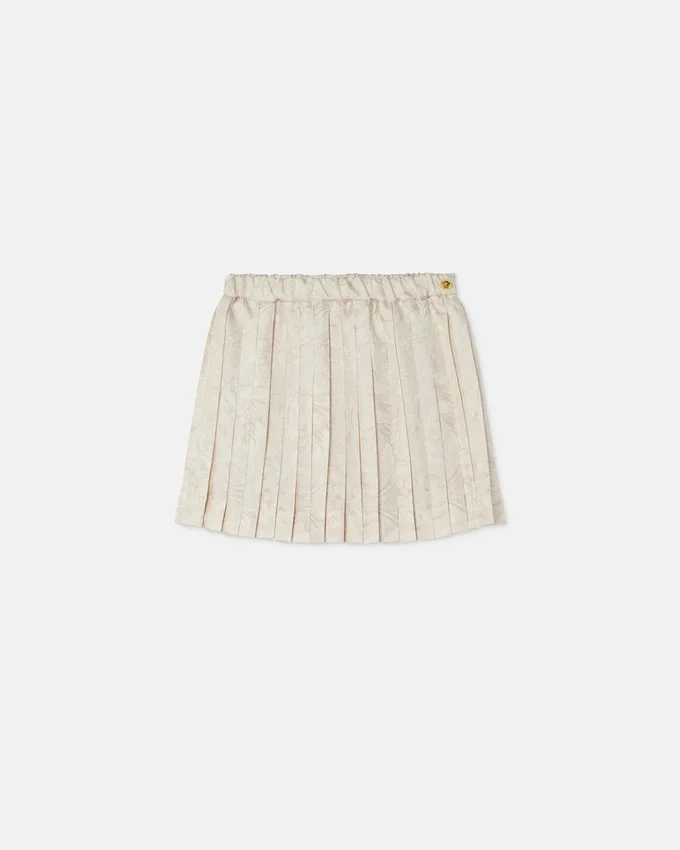 Kids Printed Twill Pleated Skirt Kids Printed Twill Pleated Skirt