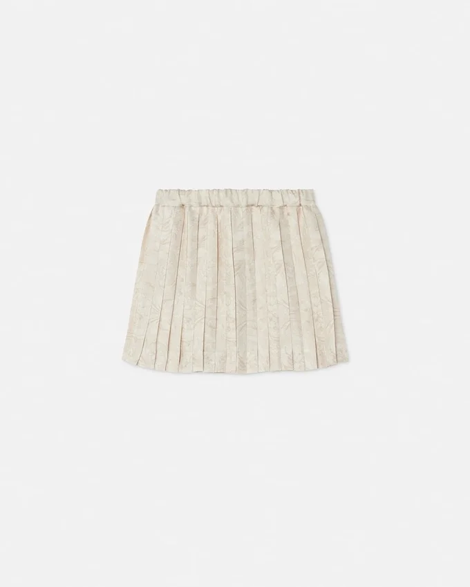 Kids Printed Twill Pleated Skirt Kids Printed Twill Pleated Skirt