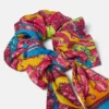 Kids Printed Twill Scarf Tie Scrunchie Kids Printed Twill Scarf Tie Scrunchie