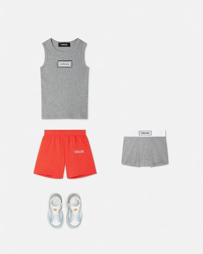 Kids Ribbed Cotton-Jersey Underwear Set Kids Ribbed Cotton-Jersey Underwear Set