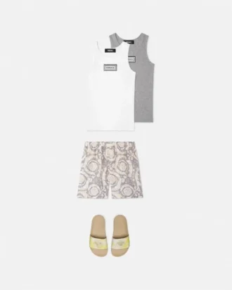 Kids Ribbed Cotton Tank Top 2-Pack