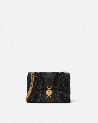 Kleio Embroidered Nappa Shoulder Bag Kleio Embroidered Nappa Shoulder Bag