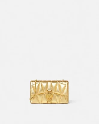 Kleio Quilted Metallic Mini Bag Kleio Quilted Metallic Mini Bag