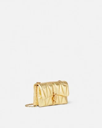 Kleio Quilted Metallic Mini Bag Kleio Quilted Metallic Mini Bag