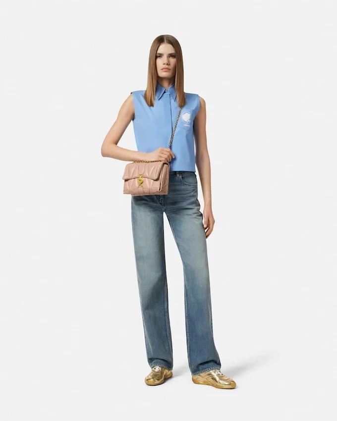 Kleio Quilted Nappa Shoulder Bag Kleio Quilted Nappa Shoulder Bag
