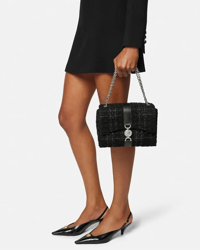 Kleio Tweed Shoulder Bag Kleio Tweed Shoulder Bag
