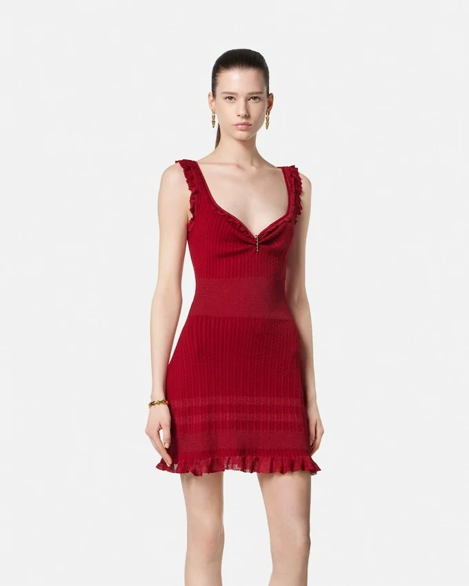 Knit Flared Mini Dress Knit Flared Mini Dress