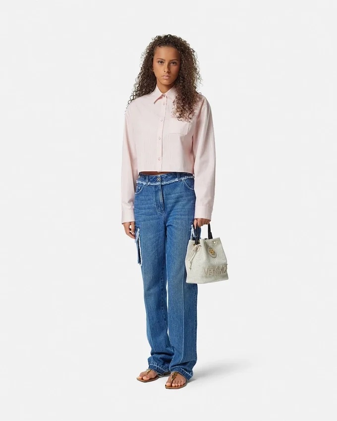La Medusa Canvas Bucket Bag La Medusa Canvas Bucket Bag