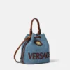 La Medusa Denim Bucket Bag La Medusa Denim Bucket Bag