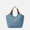 La Medusa Denim Tote