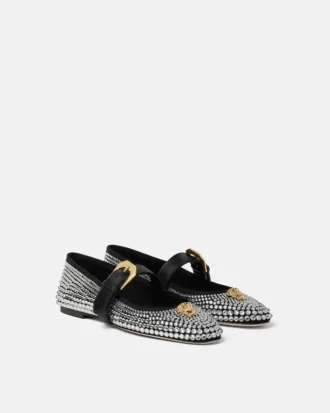 La Medusa Embellished Ballerinas