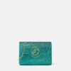 La Medusa Embellished Satin Clutch La Medusa Embellished Satin Clutch