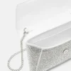 La Medusa Embellished Satin Clutch La Medusa Embellished Satin Clutch