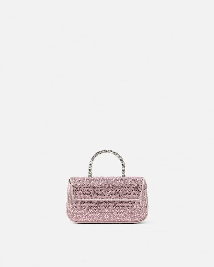 La Medusa Embellished Satin Mini Bag La Medusa Embellished Satin Mini Bag