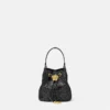 La Medusa Embellished Satin Mini Bucket Bag La Medusa Embellished Satin Mini Bucket Bag