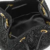 La Medusa Embellished Satin Mini Bucket Bag La Medusa Embellished Satin Mini Bucket Bag