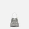 La Medusa Embellished Satin Mini Bucket Bag La Medusa Embellished Satin Mini Bucket Bag