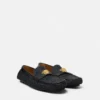 La Medusa Jacquard Canvas Driver Shoes