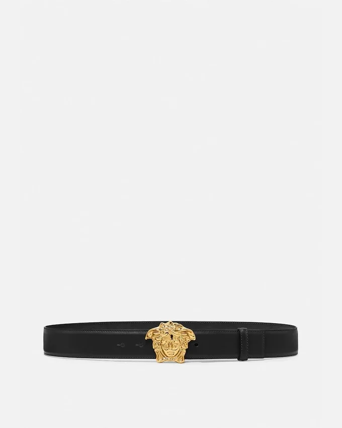 La Medusa Leather Belt 4 cm La Medusa Leather Belt 4 cm