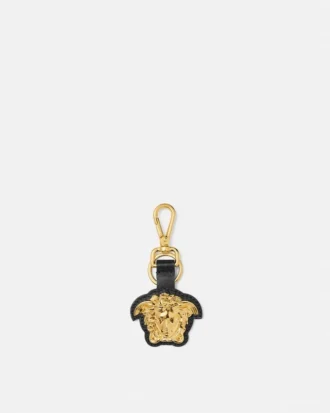 La Medusa Leather Keychain