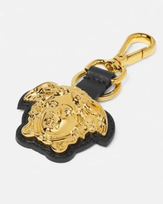 La Medusa Leather Keychain