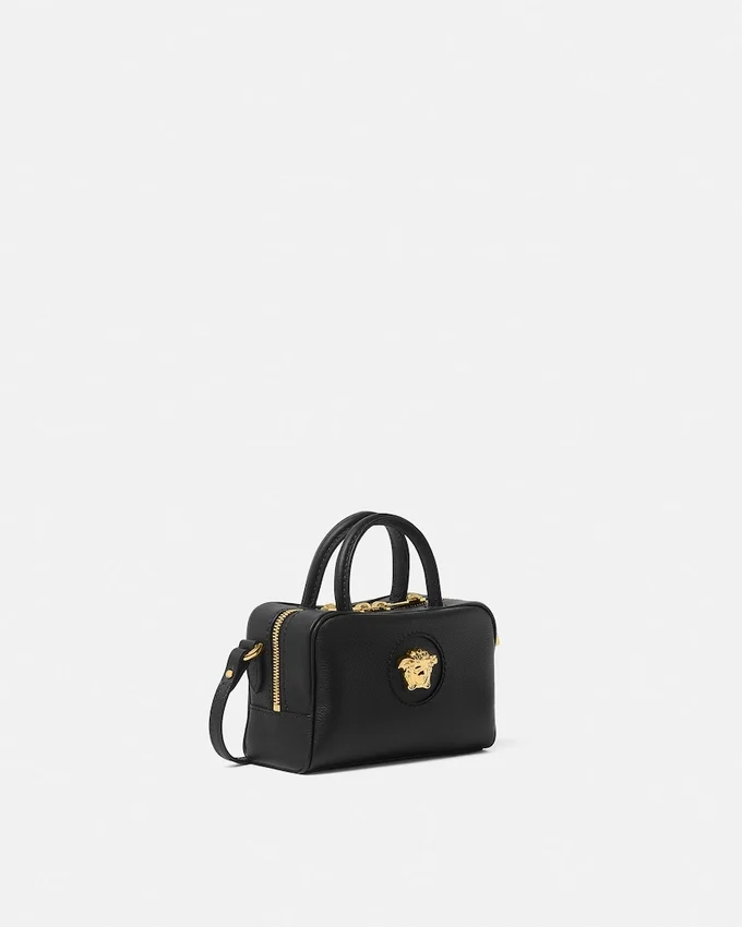 La Medusa Leather Mini Boston Bag La Medusa Leather Mini Boston Bag