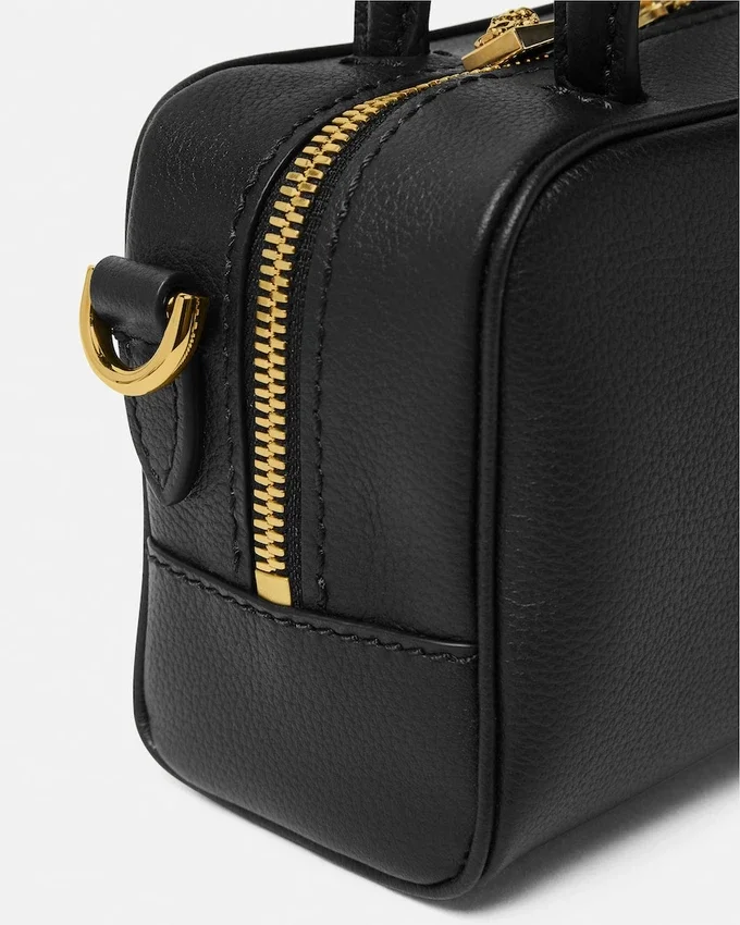 La Medusa Leather Mini Boston Bag La Medusa Leather Mini Boston Bag