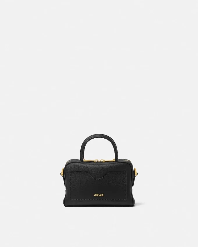 La Medusa Leather Mini Boston Bag La Medusa Leather Mini Boston Bag
