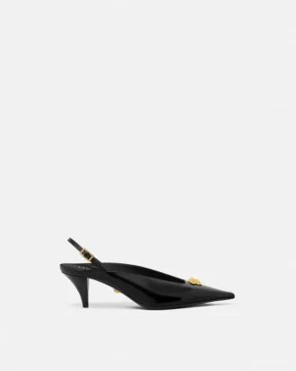 La Medusa Leather Slingbacks 55 mm La Medusa Leather Slingbacks 55 mm